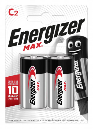 ENERGIZER BATERIA MAX C LR14. 2 szt. Opakowanie ECO