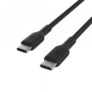BELKIN KABEL USB-C - USB-C 2.0, OPLOT, 1M, CZARNY