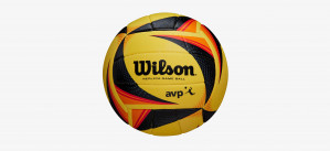 Piłka do siatkówki Wilson AVP Replica Game żółto-czarno-pomarańczowa rozm. 5 WTH01020XB