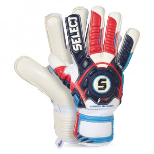 Rękawice bramkarskie Select 99 Hand Guard biało-granatowo-czerwone rozm. 8