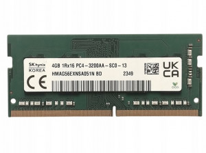 Pamięć RAM 4GB Hynix SO-DIMM DDR4 3200MHz PC4-3200A