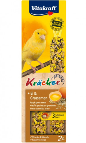 VITAKRAFT Kräcker Jajko z nasionami sezamu - przysmak dla kanarka - 2 szt.