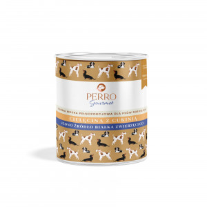 PERRO Gourmet Cielęcina z cukinią - mokra karma dla psa - 800g