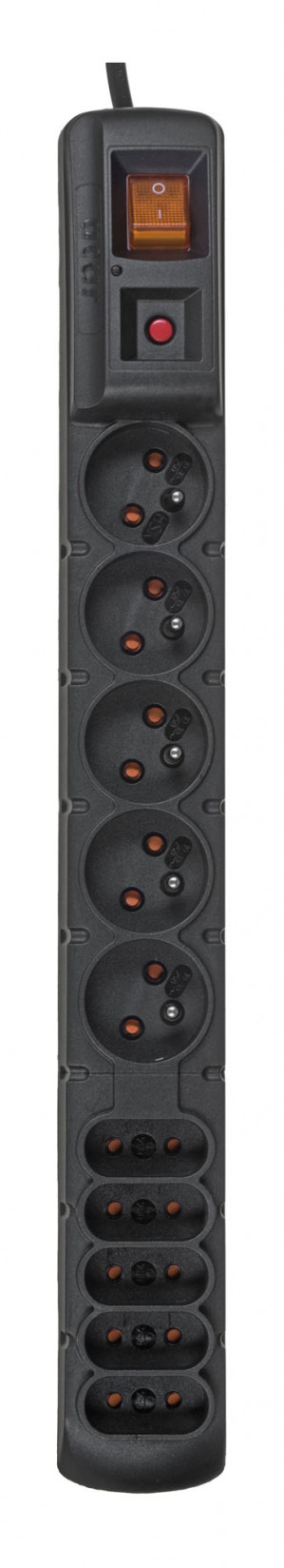 ACAR S10-listwa przeciwprzepięciowa,10gniazd/3m/cz