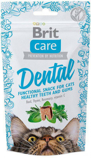 BRIT Care Cat Snack Dental - przysmak dla kota - 50g