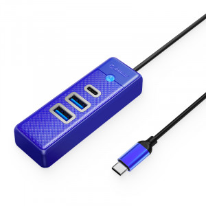 ORICO HUB USB-C 2X USB-A 3.1 + USB-C, NIEBIESKI