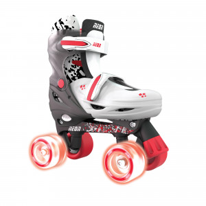 Yvolution Rolko-Wrotki Cyber Neon Combo r.34-37 czarno-czerwony