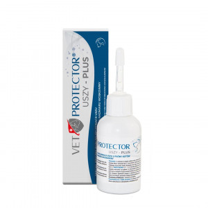 JM SANTE Vet Protector Uszy Plus - płyn do uszu dla psa i kota - 50ml