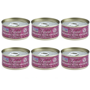 FISH4CATS Makrela z anchois - mokra karma dla kota - 6x70g