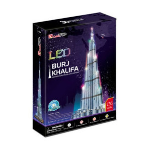Cubic Fun Puzzle 3D LED Burj Khalifa