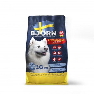 BJORN z Wołowiną - sucha karma dla psa - 10kg