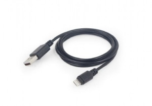 Kabel Gembird ( USB 2.0 - Lightning M-M 1,0m czarny )