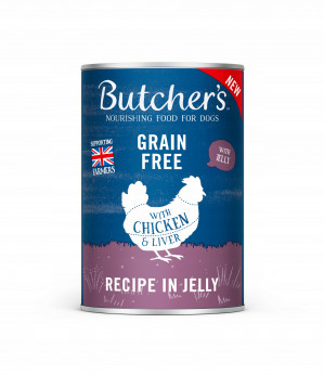 BUTCHER'S Original Recipe in Jelly Kurczak w galaretce - mokra karma dla psa - 400 g