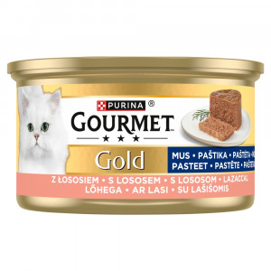 PURINA Gourmet Gold Mus z łososiem - mokra karma dla kota - 85g