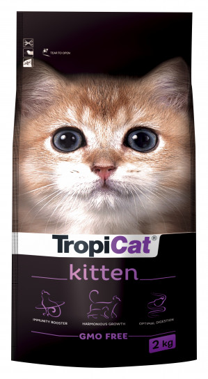 TROPICAT Premium Kitten bezzbożowa 2KG