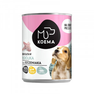 Koema Junior mokra karma królik 400g dla psa