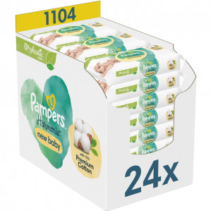Chusteczki nawilżane PAMPERS Harmonie New Baby 24x46 szt