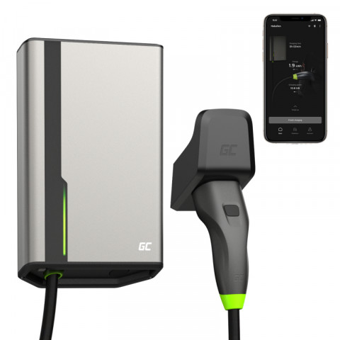 Green Cell GC HabuDen Wallbox 22 kW (7,5 m kabel): - Galeria zdjęcie 1
