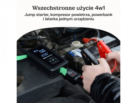 GREEN CELL POWERBANK/BOOSTER/POMPKA 8000MAH 1000A - Galeria zdjęcie 15