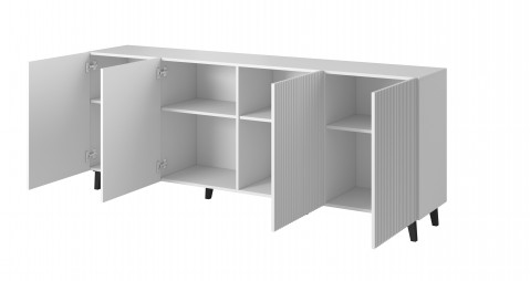 Komoda PAFOS 200x40x82 biały mat - Galeria zdjęcie 2