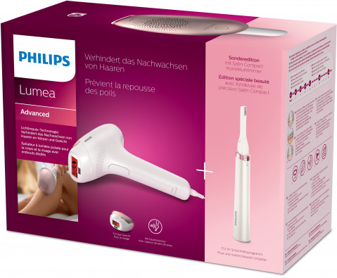Depilator PHILIPS Lumea Advanced IPL BRI921/00 + Trymer Wbudowany filtr UV - Galeria zdjęcie 6