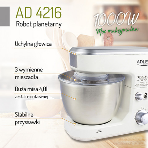 Robot planetarny ADLER AD 4216 - Galeria zdjęcie 8