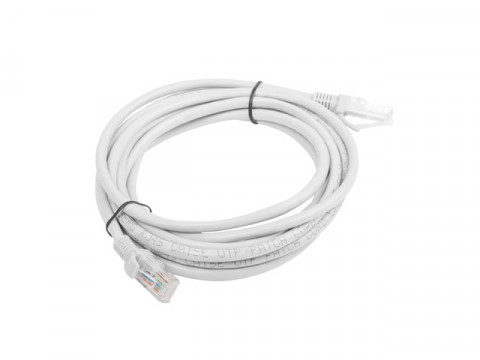 Lanberg Patchcord RJ45, kat. 5e, UTP, 3m, szary - Galeria zdjęcie 2