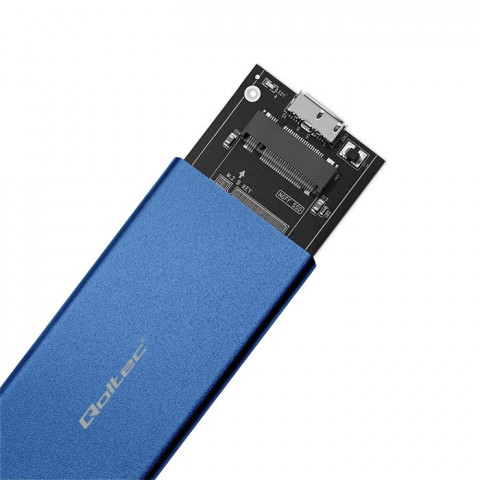 QOLTEC OBUDOWA NA DYSK M.2 SSD | SATA | NGFF | USB - Galeria zdjęcie 8