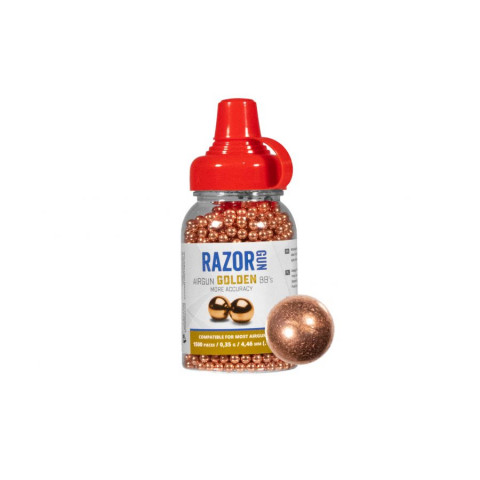 Śrut 4,46 mm BBs RazorGun Golden kulka stalowa1500 - Galeria zdjęcie 2
