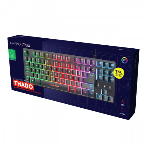 Klawiatura gamingowa TRUST GXT833 THADO TKL US - Galeria zdjęcie 5