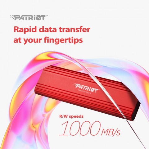 Patriot Transporter LT 2TB USB3.2 Type-C SSD 1000 MB/s Aluminium - Galeria zdjęcie 6