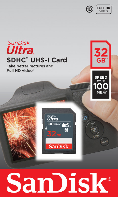 KARTA SANDISK ULTRA SDHC 32GB 100MB/s - Galeria zdjęcie 3