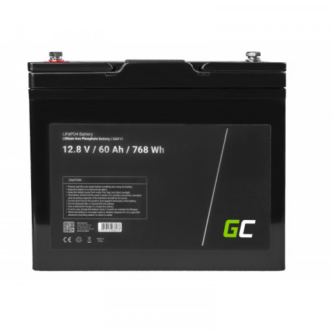 GREEN CELL AKUMULATOR LIFEPO4 CAV11 12/12,8V 60AH - Galeria zdjęcie 9