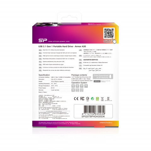 HDD Silicon Power Armor A30 2TB USB 3.1 - Galeria zdjęcie 3