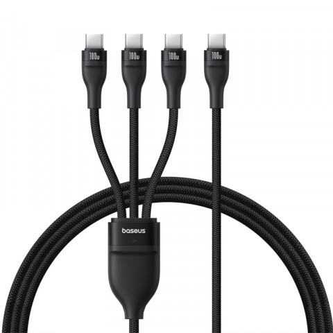 Kabel Baseus Flash Series 3 100W 1,5m (czarny) - Galeria zdjęcie 1