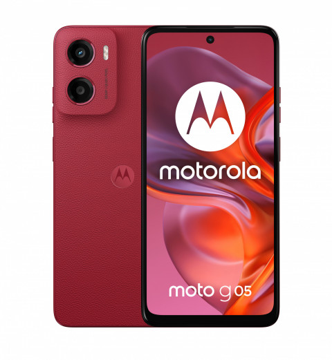 Smartfon Motorola Moto G05 4/128GB Plum Red - Galeria zdjęcie 2