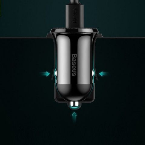 BASEUS ŁADOWARKA SAMOCHODOWA CCALLP-01 2XUSB 4.8A - Galeria zdjęcie 2