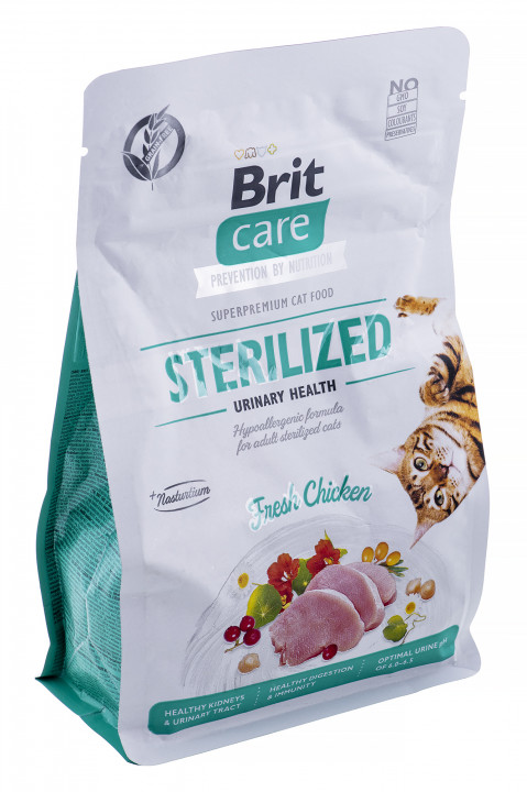 Brit Care Cat Grain-Free Sterilized Urinary - sucha karma dla kota - 400 g - Galeria zdjęcie 3