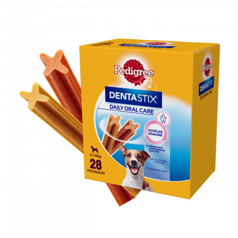 PEDIGREE DentaStix Small - przysmak dentystyczny dla psów małych ras - 28 sztuk (4x110 g) - Galeria zdjęcie 1