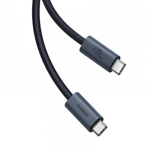 Kabel Baseus Typ C-Typ C 240W 1m (czarny) - Galeria zdjęcie 3