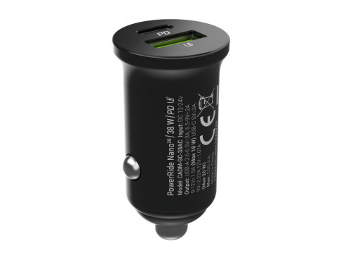 GREEN CELL ŁADOWARKA SAMOCHODOWA POWERRIDE NANO38 - Galeria zdjęcie 6