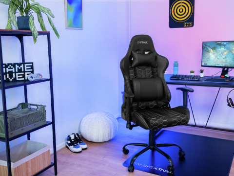 Fotel gamingowy TRUST GXT708 RESTO CHAIR BLACK (24436) - Galeria zdjęcie 2