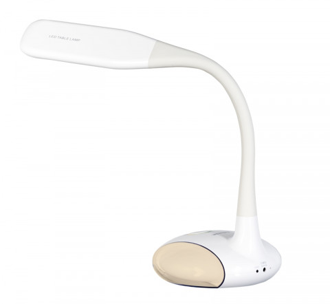 Nowoczesna lampka na biurko wielokolorowa RGB LED Activejet VENUS RGB biała z funkcją oświetlenia nocnego - Galeria zdjęcie 2