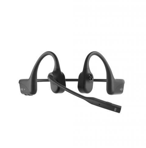 Słuchawki bezprzewodowe kostne Shokz OpenComm2 USB-C czarne - Galeria zdjęcie 4