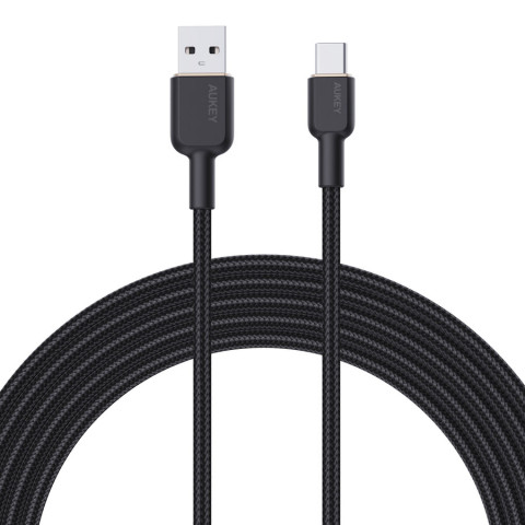 AUKEY CB-NAC1 KABEL USB-C QC PD 1M 3A 60W NYLON - Galeria zdjęcie 2