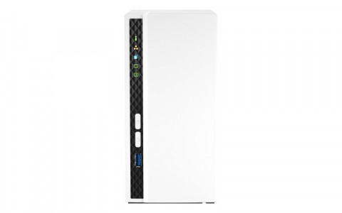 Qnap TS-233, Tower, 2 x 2.5"/3.5" SATA, ARM 2.0GHz Quad core, 2GB, 1 x 1GbE, External adapter (PSU) - Galeria zdjęcie 1