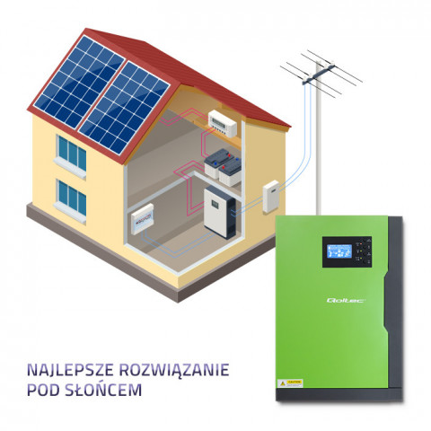 QOLTEC INWERTER SOLARNY HYBRYDOWY OFF-GRID 3,5KW - Galeria zdjęcie 2