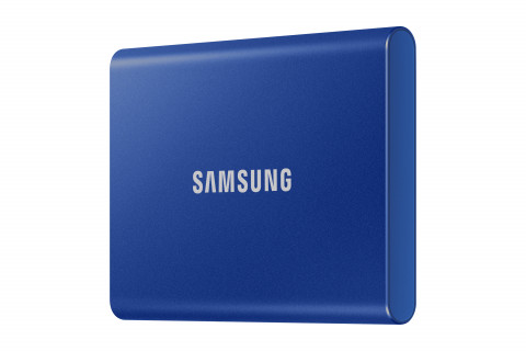 Dysk zewnętrzny SSD Samsung T7 (2TB; USB 3.2; niebieski; MU-PC2T0H/WW) - Galeria zdjęcie 7