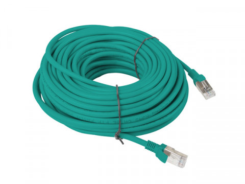 Lanberg Patchcord RJ45, kat. 5e, UTP, 20m, zielony - Galeria zdjęcie 2