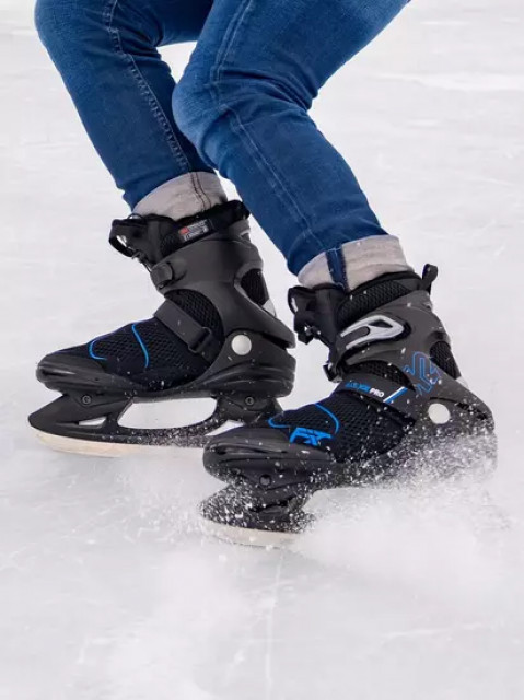 Łyżwy męskie K2 F.I.T. ICE PRO black/blue 40.5 - Galeria zdjęcie 4